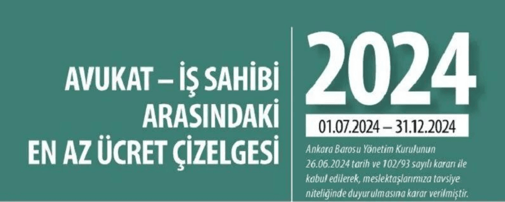 Ankara Barosu Avukatlık Tavsiye Ücret Tarifesi Değişti - avukatlik-tavsiye-uecret-tarifesi-degisti